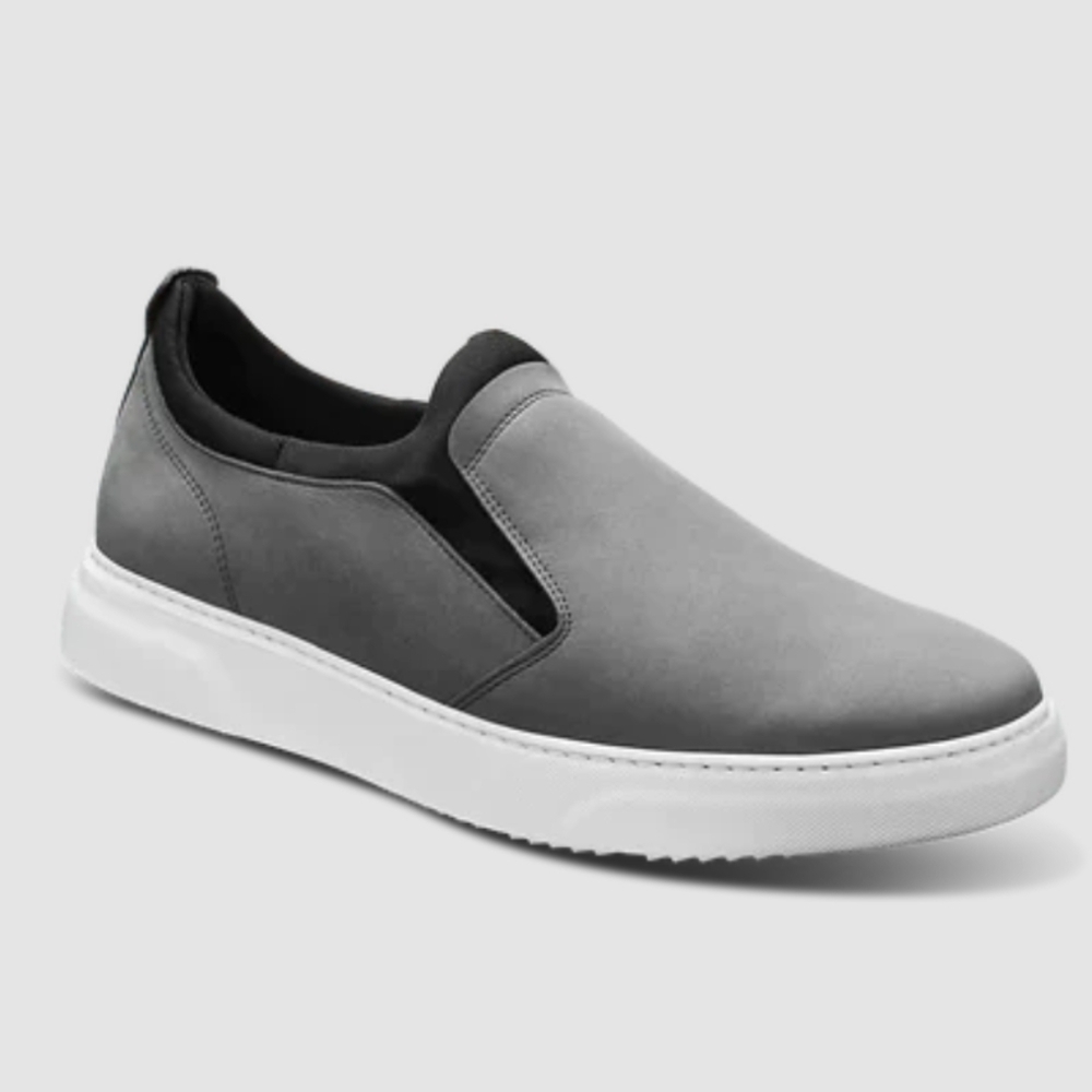 Samuel Hubbard Flight Leather Slip On Shoe Grey Men's 9